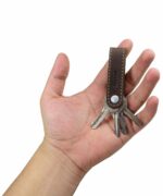 Organizador de llaves de cuero, hecho a mano. - Imagen 3