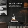Storm Glass - Recipiente decorativo de vidrio para predicción meteorológica. - Imagen 4