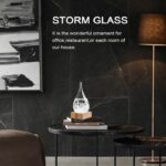 Storm Glass - Recipiente decorativo de vidrio para predicción meteorológica. - Imagen 4