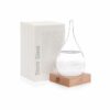 Storm Glass - Recipiente decorativo de vidrio para predicción meteorológica.