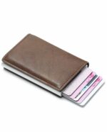 TARJETERO CON BLOQUEO RFID (Marrón) - Imagen 2