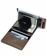 TARJETERO CON BLOQUEO RFID (Marrón) - Imagen 3