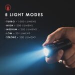 Linterna LED NEBO recargable 1000 lúmenes - Imagen 4