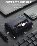 BILLETERA VULKIT CON PORTAMONEDAS Side- Pop Up (Navy) - Imagen 6