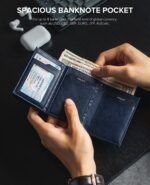 BILLETERA VULKIT CON PORTAMONEDAS Side- Pop Up (Navy) - Imagen 2