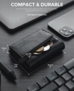 BILLETERA VULKIT CON PORTAMONEDAS Side - Pop Up Edición Alpha Človek (Negro) - Imagen 6