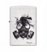 Encendedor Zippo Blanco Mate (Máscara de gas)