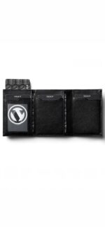 BILLETERA VULKIT CON PORTAMONEDAS Side - Pop Up Edición Alpha Človek (Negro) - Imagen 10