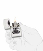 Encendedor Zippo Blanco Mate (Máscara de gas) - Imagen 2