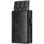 BILLETERA VULKIT CON PORTAMONEDAS Side - Pop Up Edición Alpha Človek (Negro)