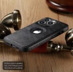 Carcasa de piel para iPhone 13 (Negro) - Imagen 5