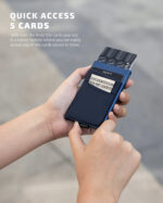 TARJETERO VULKIT MINIMALISTA (Navy) - Imagen 2