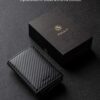 BILLETERA VULKIT FIBRA DE CARBONO CON PORTAMONEDAS (Negro) - Imagen 7