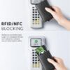 BILLETERA VULKIT FIBRA DE CARBONO CON PORTAMONEDAS (Negro) - Imagen 4