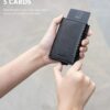BILLETERA VULKIT FIBRA DE CARBONO CON PORTAMONEDAS (Negro) - Imagen 3