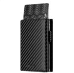 BILLETERA VULKIT CON PORTAMONEDAS Side - Pop Up (Fibra de Carbono)