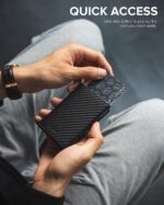 BILLETERA VULKIT CON PORTAMONEDAS Side - Pop Up (Fibra de Carbono) - Imagen 6