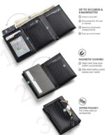 BILLETERA VULKIT CON PORTAMONEDAS Side - Pop Up (Fibra de Carbono) - Imagen 2