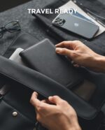 PORTA PASAPORTE PLEGABLE (Negro) - Imagen 5