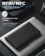 PORTA PASAPORTE PLEGABLE (Negro) - Imagen 3