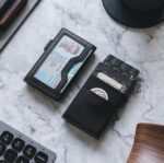 TARJETERO VULKIT MINIMALISTA PORTA ID (Negro) - Imagen 2