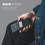 TARJETERO VULKIT MINIMALISTA PORTA ID (Negro) - Imagen 5