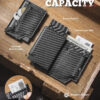 BILLETERA DUGRAFT BIFOLD CON PORTAMONEDAS (Fibra de Carbono) - Imagen 3