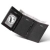 BILLETERA VULKIT CON PORTAMONEDAS SIDE - POP UP(CUERO DE ALCANTARA - CAFÉ) - Imagen 6