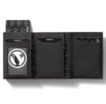 BILLETERA VULKIT CON PORTAMONEDAS SIDE - POP UP (CUERO DE ALCANTARA - GRIS OSCURO) - Imagen 5