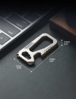 Llavero multifuncional aleación de titanio - Imagen 4