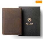 BILLETERA VULKIT CON PORTAMONEDAS SIDE - POP UP (CUERO CRAZY - HORSE - CAFÉ) - Imagen 6