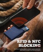 TARJETERO DUGRAFT MINIMALISTA (Navy) - Imagen 4