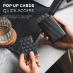 BILLETERA VULKIT SIN PORTAMONEDAS Side - Pop Up (Fibra de Carbono) - Imagen 3