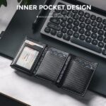 BILLETERA VULKIT SIN PORTAMONEDAS Side - Pop Up (Fibra de Carbono) - Imagen 4