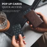 BILLETERA VULKIT SIN PORTAMONEDAS Side - Pop Up (Espresso) - Imagen 3