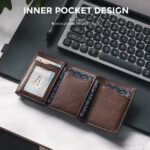 BILLETERA VULKIT SIN PORTAMONEDAS Side - Pop Up (Espresso) - Imagen 5