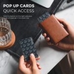 BILLETERA VULKIT SIN PORTAMONEDAS Side - Pop Up (Café) - Imagen 3