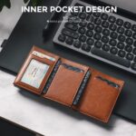 BILLETERA VULKIT SIN PORTAMONEDAS Side - Pop Up (Café) - Imagen 4