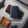 BILLETERA VULKIT SIN PORTAMONEDAS Side - Pop Up (Navy) - Imagen 6