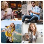 Lanyard universal para todo tipo de celular (Negro) - Imagen 6