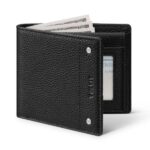 BILLETERA VULKIT BIFOLD OLD SCHOOL - CUERO DE GRANO (Negro)
