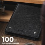BILLETERA VULKIT BIFOLD OLD SCHOOL - CUERO DE GRANO (Negro) - Imagen 3