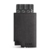 BILLETERA VULKIT CON CIERRE MAGNÉTICO (CUERO DE ALCANTARA - GRIS OSCURO)