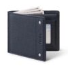 BILLETERA VULKIT BIFOLD OLD SCHOOL - CUERO DE GRANO (Navy)