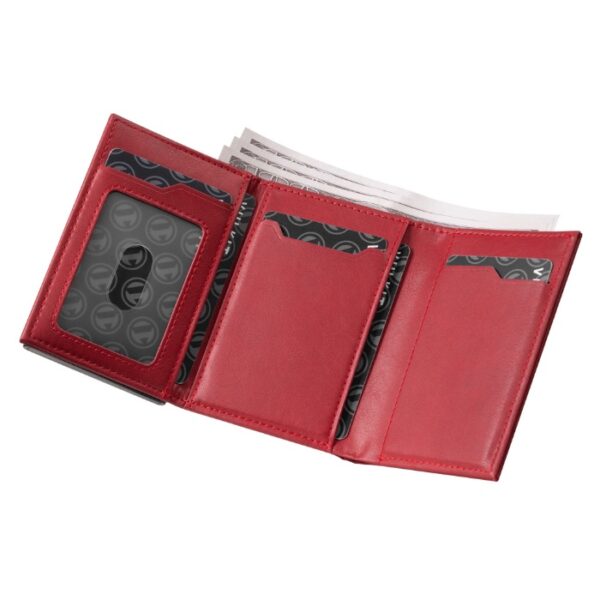 BILLETERA VULKIT CON PORTAMONEDAS Side - Pop Up Edición Alpha Človek (Rojo) - Imagen 4
