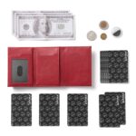 BILLETERA VULKIT CON PORTAMONEDAS Side - Pop Up Edición Alpha Človek (Rojo) - Imagen 6