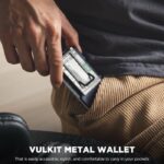 BILLETERA METÁLICA/CUERO CON CLIP PARA EFECTIVO (Navy) - Imagen 7