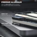 BILLETERA METÁLICA/CUERO CON CLIP PARA EFECTIVO (Navy) - Imagen 6