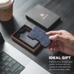 BILLETERA METÁLICA/CUERO CON CLIP PARA EFECTIVO (Navy) - Imagen 2