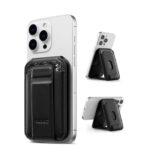 BILLETERA VULKIT CON SOPORTE MAGNÉTICO MAGSAFE (Negro)